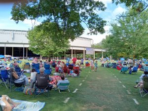 Lawn scene at Tanglewood in the Berkshires, Aug. 2022; Dave Read photos